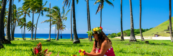 Woman on Rapa Nui