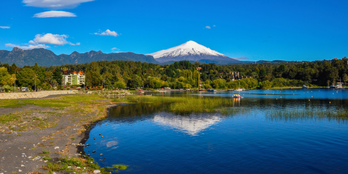 Villarrica Volcano From Pucón